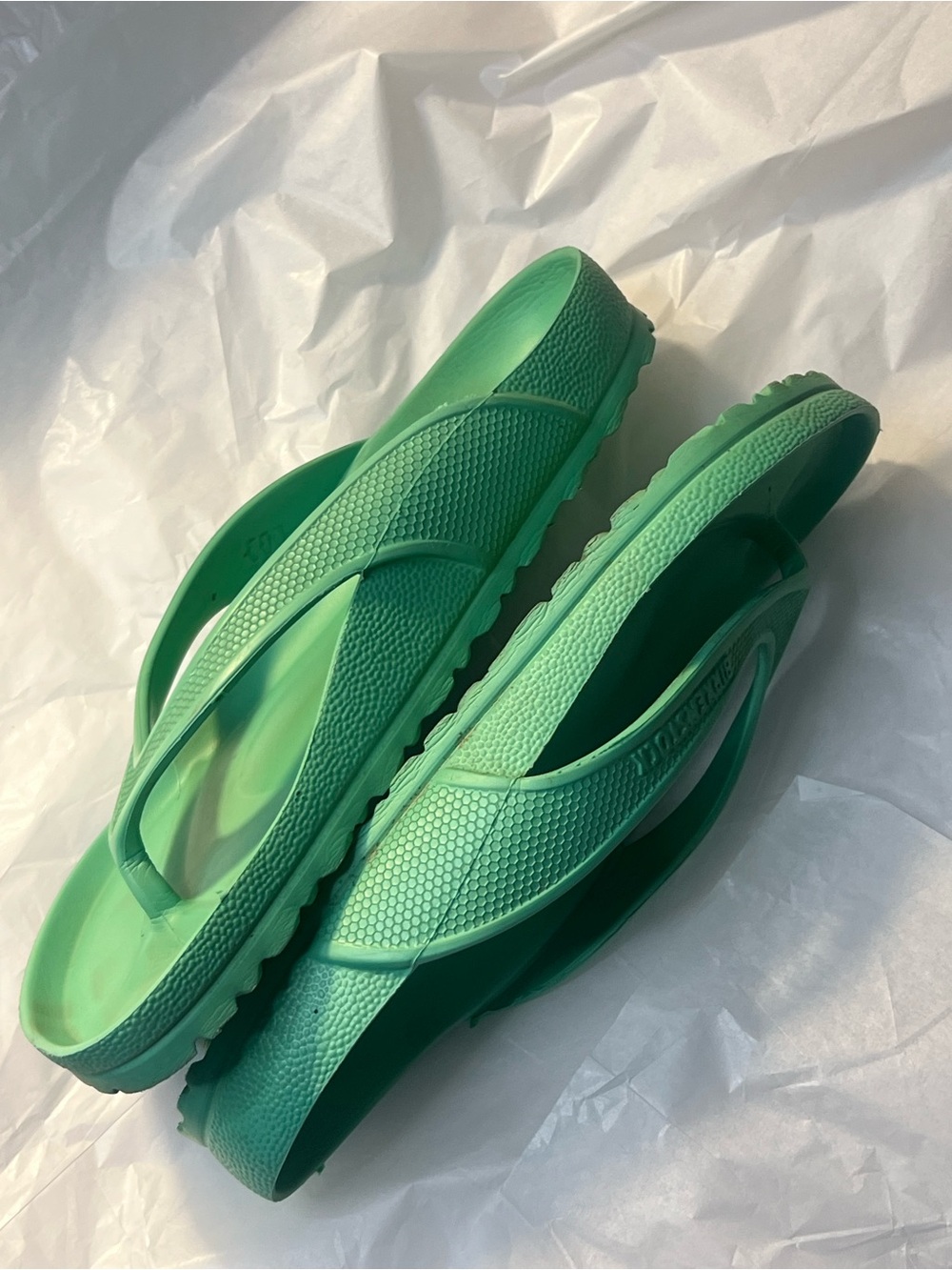 Birkenstock Honolulu Mint Green EVA Thong Sandals - Picture 6 of 11